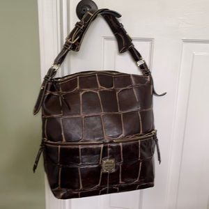 Dooney & Bourke Croco Leather pocket sac